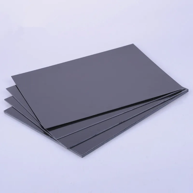 Graue PVC-Hartplastik platte