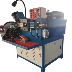 Macchina idraulica per laminazione filettatura a tre assi per alimentazione automatica a tubo tondo macchina formatrice circolare esterna