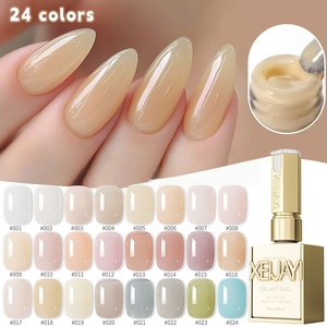 XEIJAYI Smalto Gel Designer Classico Trasparente Effetto Ghiaccio <span class=keywords><strong>Nude</strong></span> in Polvere Liquido a Lunga Durata per Uso Professionale e Fai-da-te - Product Image 2