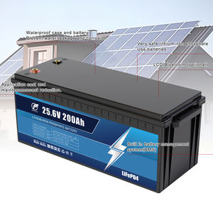 Batteria LiFePO4 25.6V100AH 200AH 300AH Pacco Batterie agli Ioni di Litio con Protezione BMS Intelligente per Contenitore di Stoccaggio Energia - Product Image 4