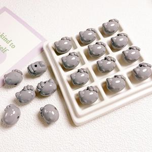 Модные цветные краски мультфильм <span class=keywords><strong>Hello</strong></span> <span class=keywords><strong>Kitty</strong></span> Diy Мобильный телефон цепь бисер материал Акриловые Свободные бусины - Product Image 5