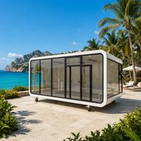 Cabine de luxe Apple, maison mobile, bureau modulaire, bureau mobile pour le travail en extérieur, bureau de jardin