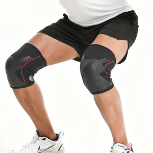 Aolikes 7904 <span class=keywords><strong>Rodillera</strong></span> de compresión de 7mm <span class=keywords><strong>para</strong></span> levantamiento de pesas, sentadillas, peso muerto, entrenamiento cruzado y powerlifting - Product Image 1