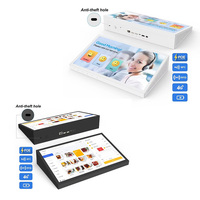 Tablet PC Android 15 Desktop Layar Sentuh Kapasitif 10 Titik IP65 Tahan Air Tahan Debu Warna Hitam/Putih untuk Kios Hotel/Restoran
