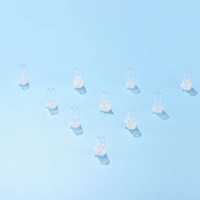 Vente en gros 1.5ml 2ml 3ml 5ml flacons d'échantillon transparents vides Essence acide hyaluronique Portable petite ampoule forme flacons en verre
