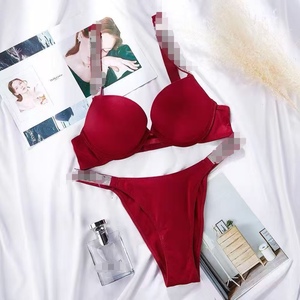 Set Bra dan celana dalam tanpa jahitan berkualitas tinggi pakaian dalam seksi dengan pakaian dalam seksi terinspirasi desain huruf besar baru - Product Image 6
