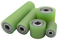 Nouveaux rouleaux de guidage en polyuréthane caoutchouté, résistants à l'usure, pour convoyeur à tambour non motorisé, modèle 15*15 608zz/684zz