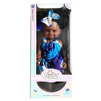Poupées noires en vinyle reborn africaines de la série Fantasy SAMLOK, modèle gonflable de 30 cm, jouet pour filles et enfants