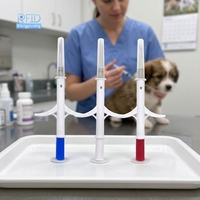 Etiqueta de Vidrio RFID para Animales, 134.2kHz FDX B, Microchip Inyectable para Ganado, Cabras, Ovejas, Sistema de Identificación de Ganado