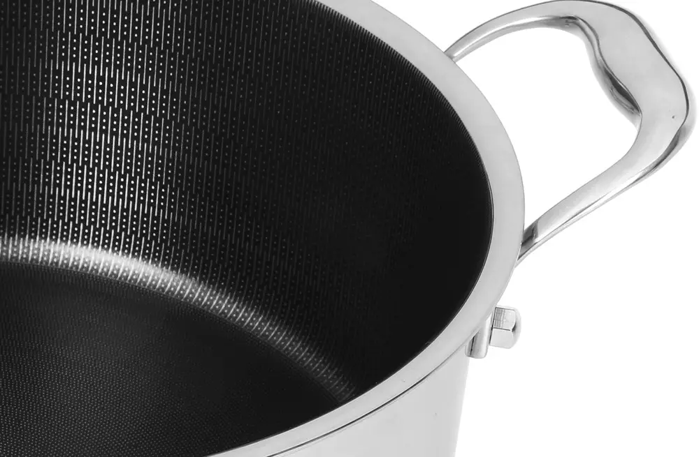 Prezzo all'ingrosso di buona qualità trity in acciaio inox salsa pan set pentole zuppa antiaderente & pentole