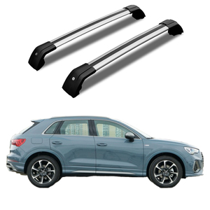 Barres transversales <span class=keywords><strong>de</strong></span> <span class=keywords><strong>toit</strong></span> verrouillables à usage intensif pour <span class=keywords><strong>Audi</strong></span> <span class=keywords><strong>Q3</strong></span> 2012-2018/Rails <span class=keywords><strong>de</strong></span> <span class=keywords><strong>toit</strong></span> adaptés - Product Image 1