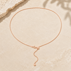 Kalung Liontin Hati Rantai Bulat Potongan Berlian Perak Sterling 925 Lapis Emas Rose 46cm untuk Wanita, Cocok untuk Dipakai Sehari-hari - Product Image 2