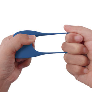 Verlengen Sperma Lock Ring Elektrische Shock Cockring Dual Delen Vibrator Voor <span class=keywords><strong>Sex</strong></span> Oplaadbare Cock Ring - Product Image 3