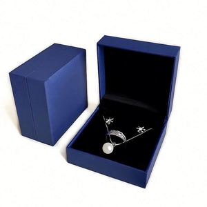 Factory Free Design Luxury Custom Logo Foldable Magnet Book Shape Paper Necklace Jewelry <b>Box</b> - Product Image 2