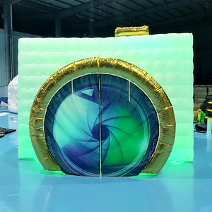 La forma della macchina fotografica ha condotto la cabina gonfiabile del cubo della cabina fotografica per la fotografia - Product Image 4