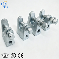 Collier de fixation de poutre BC3, tailles M10 M12, colliers sismiques en métal pour système de support de tuyaux d'incendie
