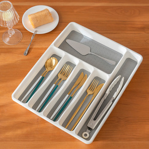 Household Kitchen Tableware <b>Storage</b> <b>Box</b> with 6 Compartments Plastic Multifunctional Design Standard Specification - Product Image 3