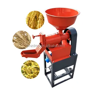Factory price small mini paddy rice huller husker whitening rice polisher machine on sale
