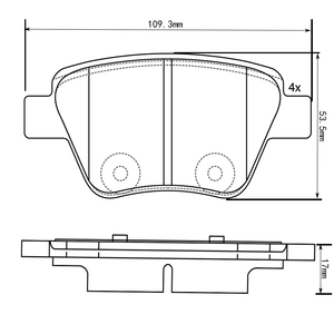 <span class=keywords><strong>Precio</strong></span> bajo, pastillas de freno para automóvil, nuevo material semimetálico para VW GOLF, Audi, sistema de frenos para automóvil, FAW, posición trasera - Product Image 6