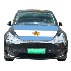 Funda para Capó de Coche con la Bandera de Argentina, Funda para Motor de Coche con Efecto de Impresión por Transferencia de Calor, Tamaño Personalizado, Tejido Elástico - Product Image 3