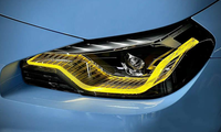 Module de pièces de voiture LED jaunes SJC pour phares BMW G87 M2 G42 Série 2, module DRL jaune (2022 - ACTUEL, UNIQUEMENT POUR LED ADAPTATIVES)