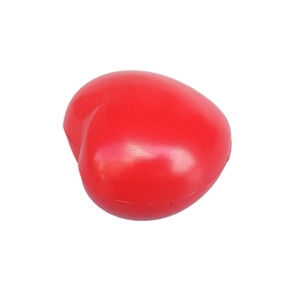 Мячик-антистресс в форме красного сердца, мячик-сердце из пенополиуретана для тренировки рук, рекламный подарок на День святого Валентина с возможностью нанесения логотипа - Product Image 2