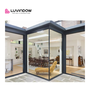 חלונות אופטיפיקס מודרני של usa סגסוגת אלומיניום מזוגג כפול מסך מגנטי לתריס וילון עבור פתיחה אופקי מלון - Product Image 6