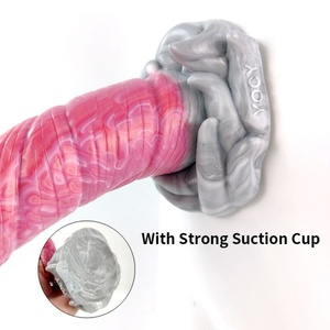 FAAK 46*5cm Long <span class=keywords><strong>Butt</strong></span> <span class=keywords><strong>Plug</strong></span> Unicorn Fantasy Dildo Soft Silicon Anal <span class=keywords><strong>Plug</strong></span> Sex Products With Suction Cup for Men and Women - Product Image 4