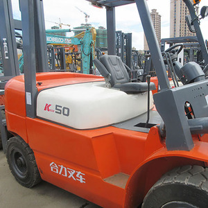 Montacargas Todoterreno Diésel FD50 de 5 Toneladas Usado de Alta Calidad con Mástil de Tres Etapas, Fabricado en China, en Venta a Bajo Precio - Product Image 5