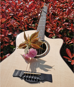 Geake S-600AC Guitare électrique acoustique solide de haute qualité Os de Chine Acajou Palissandre Usine d'épicéa <span class=keywords><strong>EXP16</strong></span> en option - Product Image 5