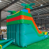 Vente flash : Toboggan aquatique gonflable d'été de 6 m pour location, château gonflable pour fête