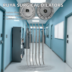 ชุดขยายปากมดลูกแบบแมนนวล Hank Uterine Dilators แบบสองด้าน 6 ชิ้น ผลิตจากเหล็กกล้าไร้สนิมเยอรมัน ได้รับการรับรองมาตรฐาน CE ระดับ I สำหรับการใช้งานทั่วไป รับประกัน 1 ปี - Product Image 2