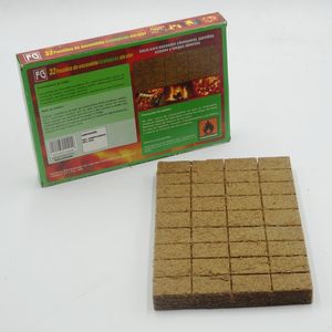 Cubes de démarrage de feu en bois instantanés à base de sciure de bois et de cire de paraffine - Product Image 5