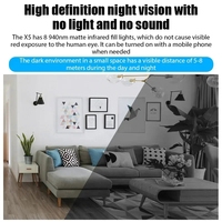Mini caméra X5 Wifi, caméra de sécurité, caméra de surveillance sans fil, petite caméra portable, micro caméra pour garage/entrepôt