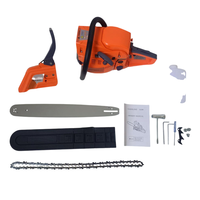 Tronçonneuse à essence UM Guangtouqiang Style 5200 Orange, guide-chaîne de 16 pouces, chaîne à dents pleines, réservoir d'huile à angle droit, scie à bois