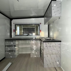 Maison conteneur extensible de luxe de 40 pieds, prête à l'emploi, avec 1 à 2 chambres, double aile, cuisine et salle de bain, pour location - Product Image 4