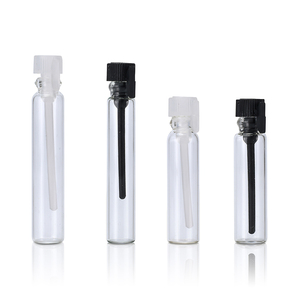Customized logo Cosmetic mini sample vial 1ml 2ml 3ml tester tube glass perfume spray bottle