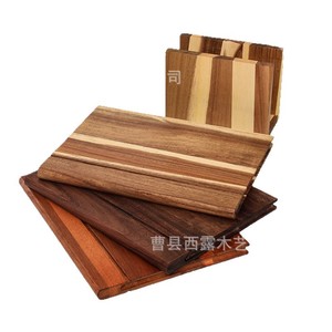 Acacia Wood Cutting Board <b>Set</b> 3 Piece With Base Thickened Double Sided Kitchen Chopping Block - Product Image 2