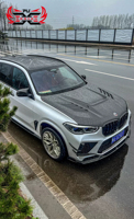 Capó de Fibra de Carbono PU al por Mayor para BMW X5M F95 X6M F96 X5 G05 X6 G06 AE, Kit de Carrocería