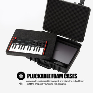 Free sample GLARY Large Capacity <b>Rolling</b> Gun Case <b>Box</b> Outdoor Tactical Protective Hard Gun Case with Wheels for Tools Hard Shell - Product Image 6