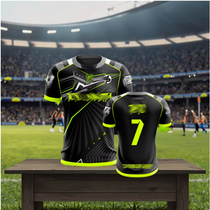 Nouveau Maillot Personnalisé de Qualité Unisexe Maillot de Football d'Équipe 100% Polyester Anti-Bactérien à Manches Courtes - Product Image 6