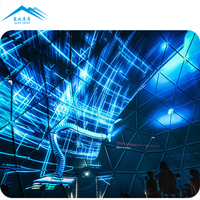 Dômes de projection géodésiques à 360°, projecteurs de dôme planétarium, projection intégrale pour cinémas