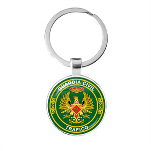 Factory Designed Crystal Glass Dome Cabochon Carabiner Keychain 'I for Palestine' Flag Keyring Souvenir Gift Letterpress