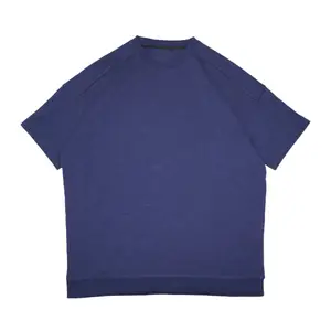 T-shirt a maniche corte da uomo di alta qualità in cotone 100% da 300gsm design personalizzato logo 60 colori