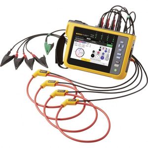 Analyseur de qualité d'alimentation triphasé 1773, 4 entrées, échantillonnage 24 bits, capture transitoire, analyse des harmoniques, calculateur de perte d'énergie 177 - Product Image 1