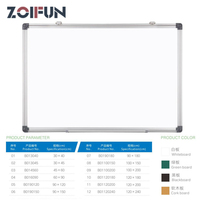 Tableaux blancs magnétiques à cadre en aluminium sur mesure ZOIFUN pour l'école