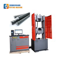 Nouvelle machine d'essai de résistance à la traction universelle servo-hydraulique informatisée pour barres d'armature en acier