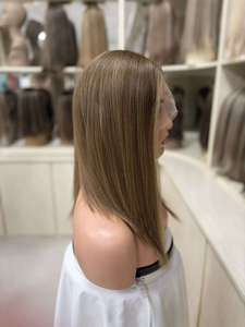 Wholesale Virgin Human Hair HD Swiss Lace Front <b>Wigs</b> Transparent Breathable Cap a Natural Looking - Product Image 2