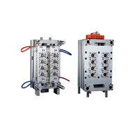 32 Cavities 28mm/30mm/38mm Self Lock Semi-Automatic PET Preform Mould with Motor Pump & PLC for Mineral Water Bottle