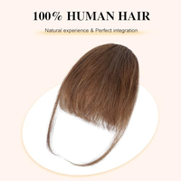 Extensions de franges et pattes de cheval invisibles en cheveux humains 100% vierges bruts européens blonds, couleur personnalisée, en gros